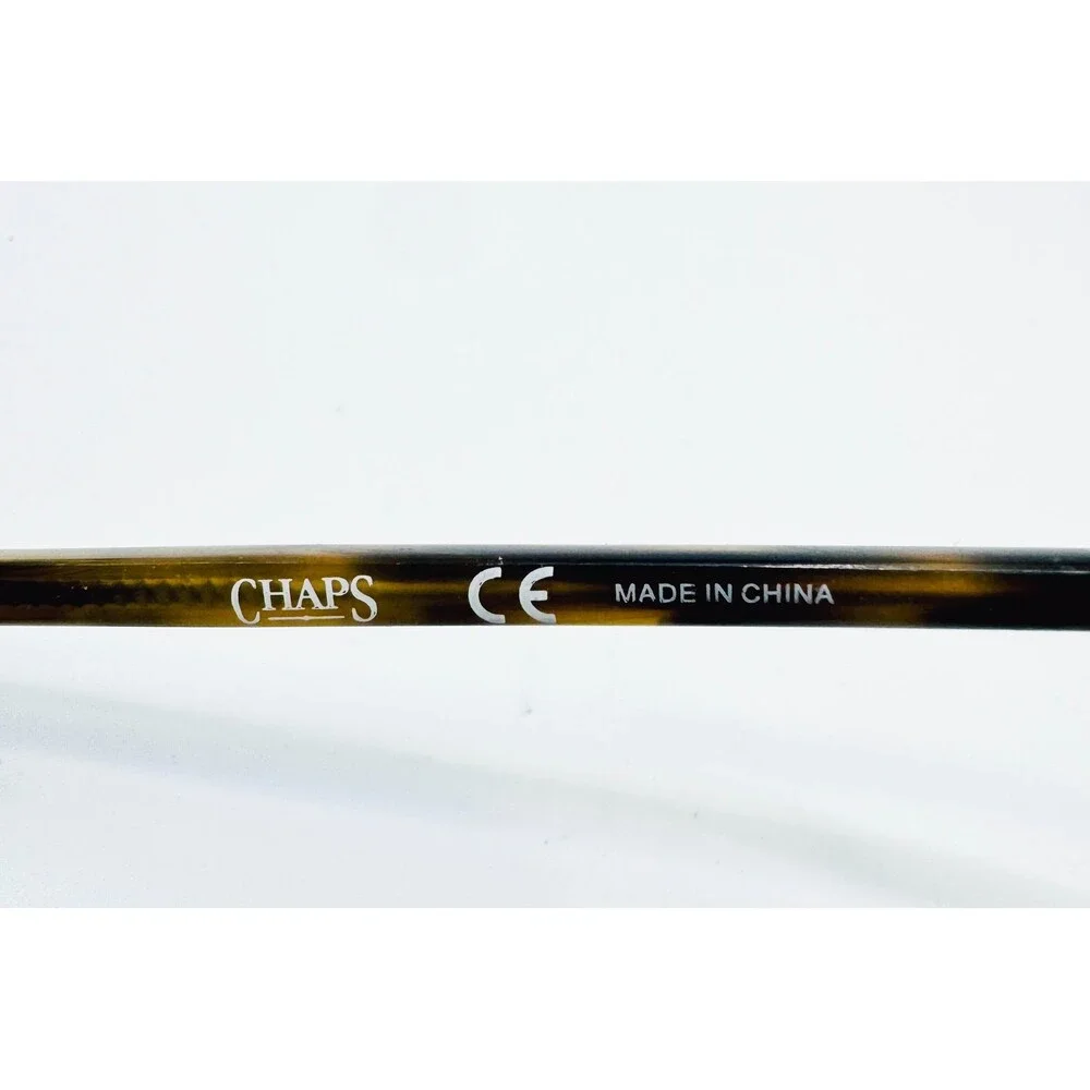 Chaps Eyeglasses Mens Brown Tortoise CP 2011 103 Half Rim 51-19-140